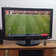 تلویزیون روشن در حال کار