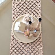 ست رانر و کاور کوسن مکرومه