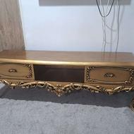 میزتلویزیون چوبی