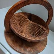 شکلات خوری چوبی سه خانه کار هند