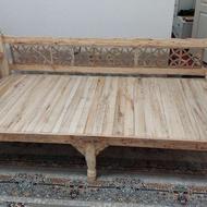 تخت سنتی 2 در 1 نو و صاب زده شده
