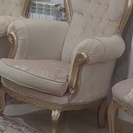 فروش مبل استیل 9نفره به همراه میز ناهار خوری 8نفره