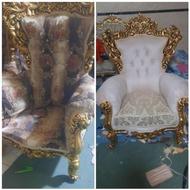 تعمیر انواع مبل سلطنتی و راحتی