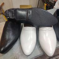 کفش مجلسی مردانه پاشنه تخم مرغی قیصری