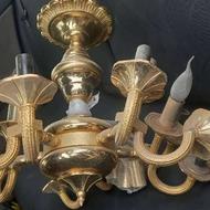 خریدار اینه و شمعدان و لوستر برنجی و برنزی ابکاری