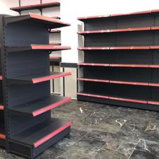 قفسه سنگین قفسه فروشگاهی قفسه فلزی رگال دوبل دوطرفه