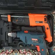 دریل پیکور آگ.دریل چکشی بوش