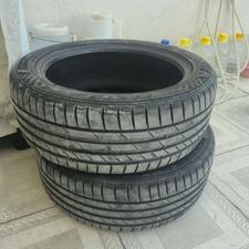 لاستیک کومهو در حد نو سایز 17*50*205عاج لاستیک 85درصد