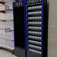 استند سیگار رومیزی نورس قفسه فلزی قفسه هایپری قفسه خودایستا