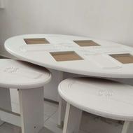 جلومبلی به‌همراه 4تا میز عسلی