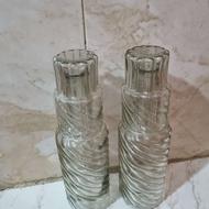 2 عدد ست بطری شیشه ای به همراه لیوان(درحدنو)