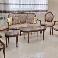 مبل استیل 9 نفره چوب راش