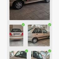 پراید سالم فقط سمت راننده گلگیر خرده