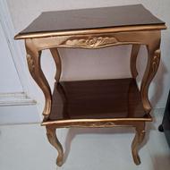 میز عسلی با شیشه دودی