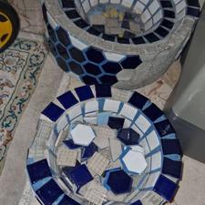 حوضچه کاشی کاری