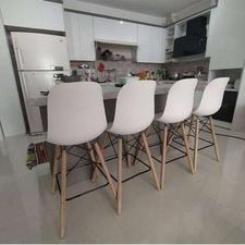 میز و صندلی فایبر و پارچه ای