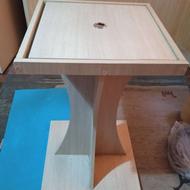 میز تمام ام دی آف سالم چوبی