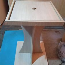 میز تمام ام دی آف سالم چوبی