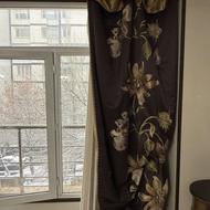 پرده کتیبه ترک گلدوزی شده برجسته