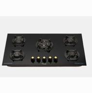 گاز 5 شعله صفحه شیشه