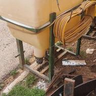 سمپاش 400لیتری ایتالیایی با شیلنگ اماده