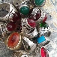 انگشتر طرح نقره