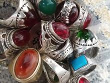 انگشتر طرح نقره در شیپور