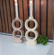 شمعدان دو حلقه