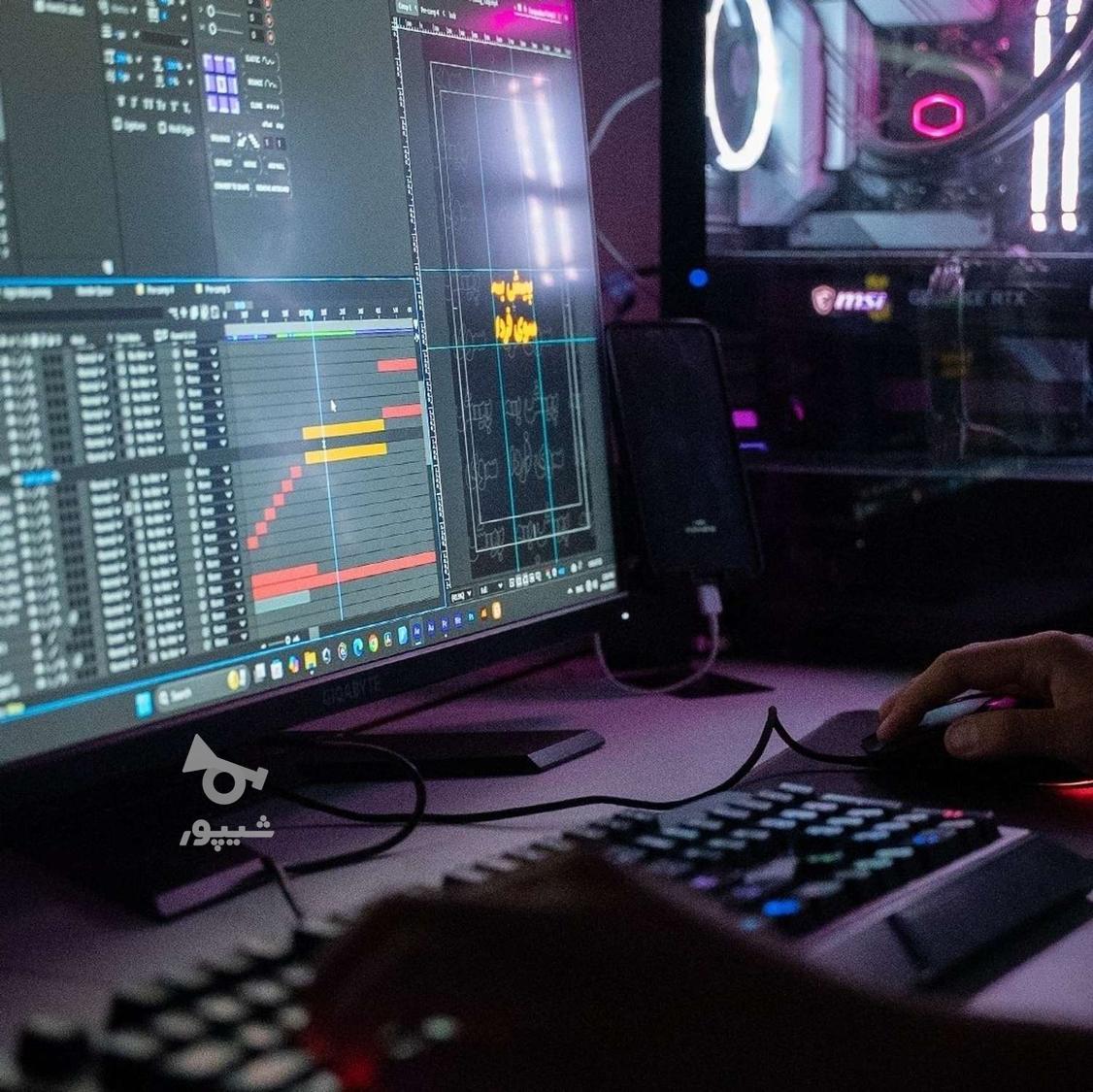 موشن دیزاینر و ادیتور - علی رضایی