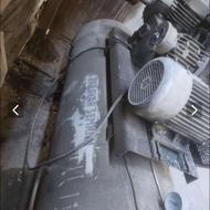 پمپ باد 500 لیتری 3فار با تابلو برق