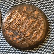 بشقاب برنجی قدیمی