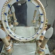 آینه و شمعدان قدیمی ایتالیایی