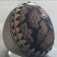 انگشتر عتیقه و کهنه فسیل مار