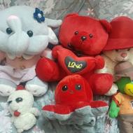 عروسک خرس مناسب ولنتاین همش باهم 500