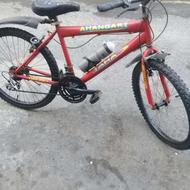 دوچرخه سایز 24 دنده ای سالم و مرتب تازه سرویس شده