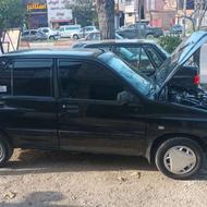 پراید مدل88 مشکی بی رنگ 09111588012