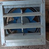 2عددفن صنعتی دمپردار و دستگاه کنترل از راه دور 6کاناله