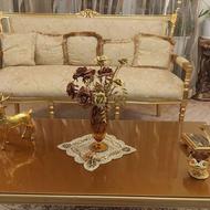 مبلمان 9نفره کلاسیک سالم به همراه جلو میز و دو عدد عسلی