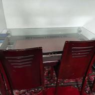 میز و صندلی غذاخوری 4 نفره