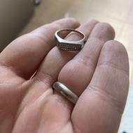 انگشتر زنانه و گردنبند مردانه نقره925