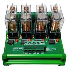 کارت رله برد 4 کانال 24 ولت 16 امپر امرون