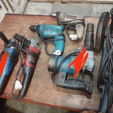 تعدادی مینی فرز دریل سنگ فرز بوش رونیکس کرون