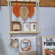 شلوف دیواری مکرومه مدرن