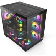 کیس HK king pc کامپیوتر اسمبل سیستم pc و مانیتور ، کیبورد