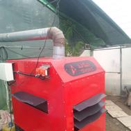 بخاری گلخانه گازی 100000 برند الوند همراه با مشعل ایران رادی