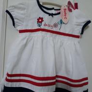 پیراهن دخترانه نو تگ دار