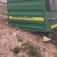 کاه کوب کمباین با وسایل لوبیا