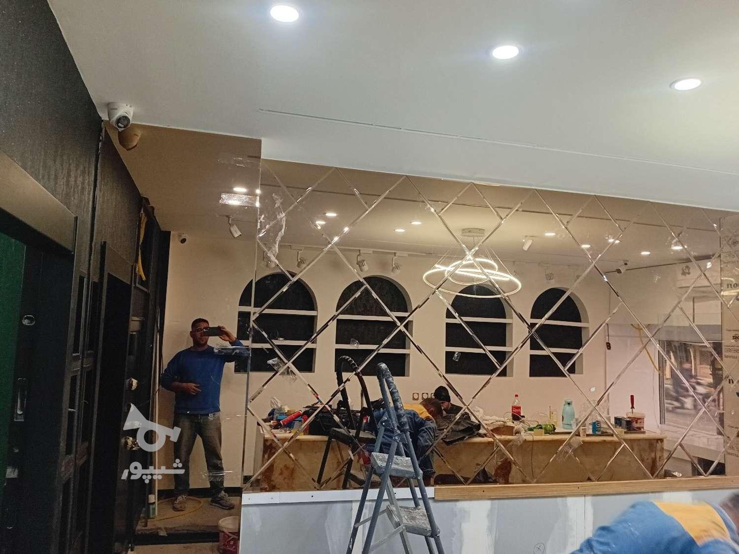 نصب شیشه سکوریت وکرکره برقی