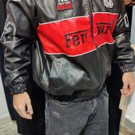 کاپشن چرم فراری موتوری جکت