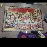 تابلو تصویر قدیمی دستباف ابریشمی